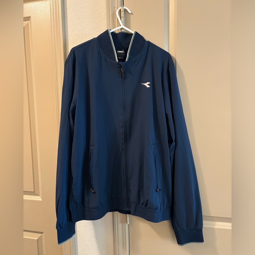 Blue Diadora full Zip Jacket, Size M